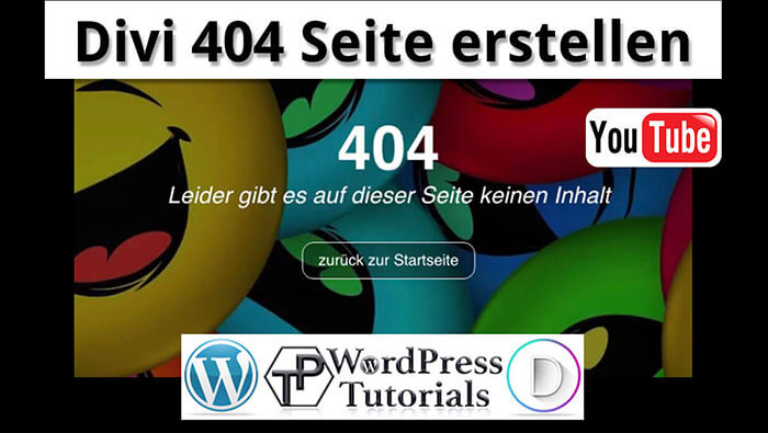 Mit Divi eine 404 Seite erstellen (Child-Theme)