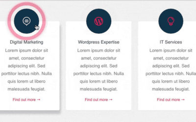 Blurb mit Radar Hover