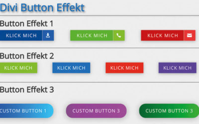 Divi Button Effekte